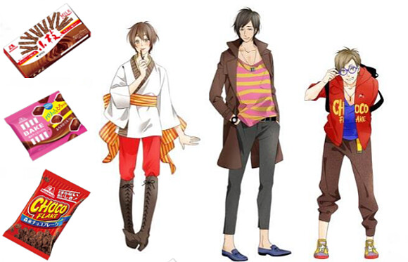 Japanese chocolates come to life as ikemen “hot guy” anime characters 3