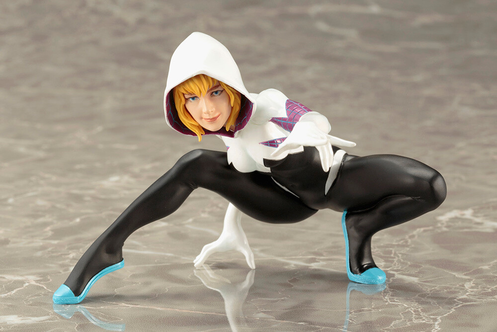 Gwen Stacy Lands in Kotobukiya’s Spider-Man Hall of Fame Figure Series! 5