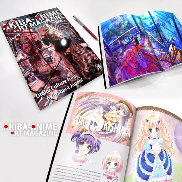 Popular Japanese Artist JohnHathway Opens Project on Kickstarter! Behold *Akiba Anime Art Magazine Vol. 00*! 0