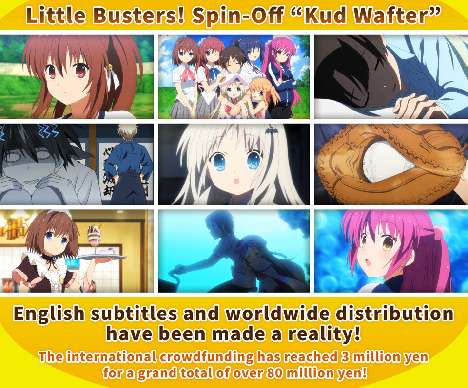 Kud Wafter Anime International Crowdfunding Project Smashes Goal in 5 Days! 0