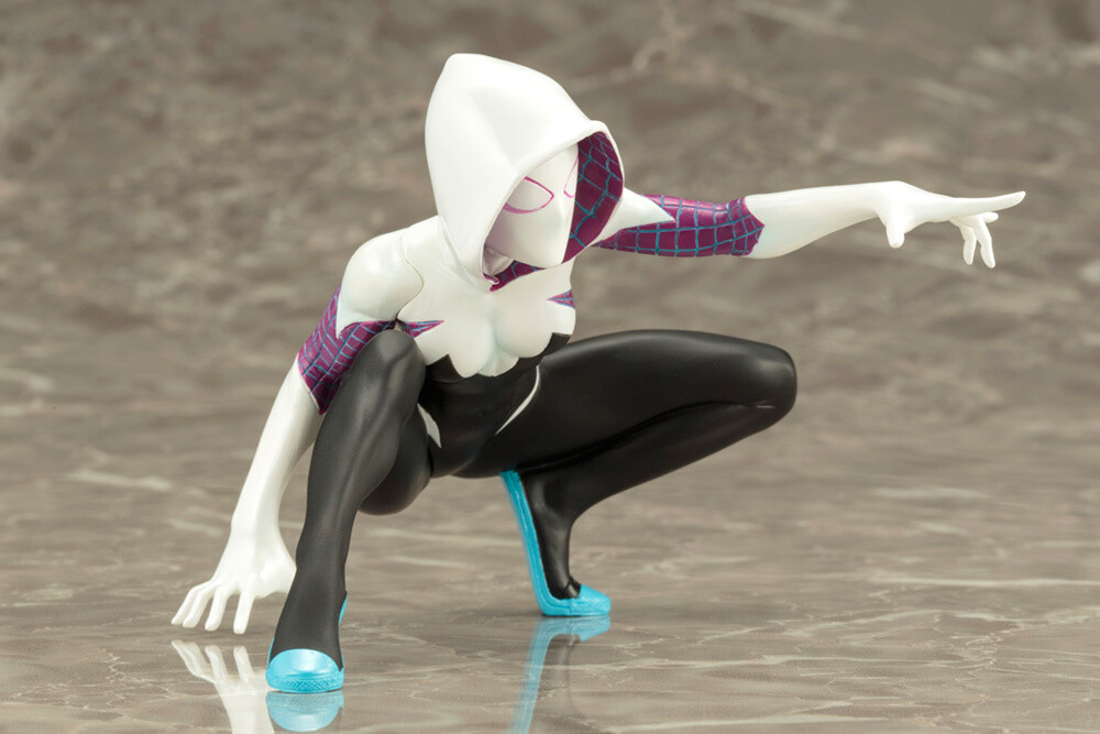 Gwen Stacy Lands in Kotobukiya’s Spider-Man Hall of Fame Figure Series! 2