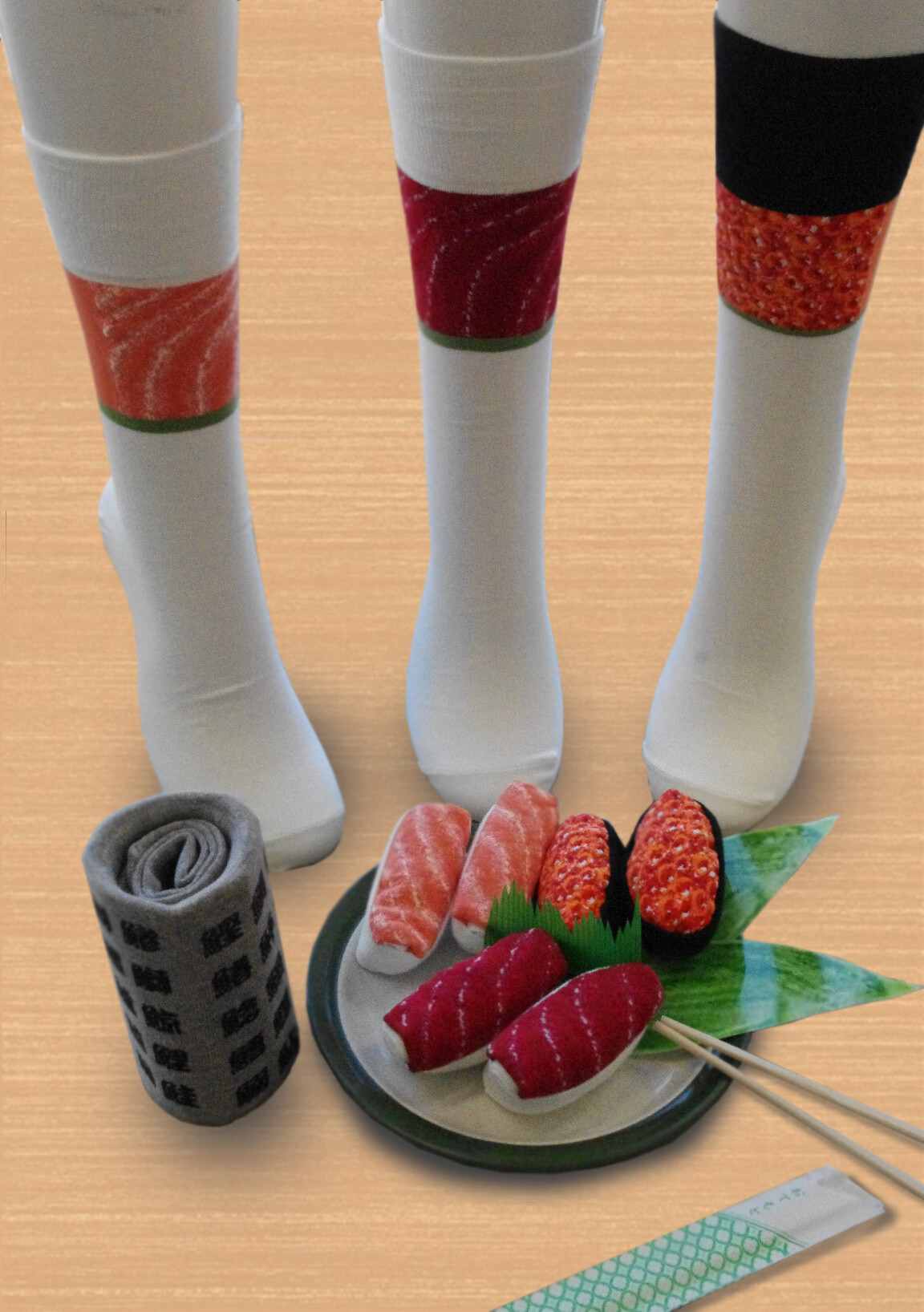 Booming Worldwide? Socks that Look Just Like Sushi! 2