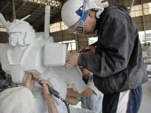 Marble Gundam Statue Exhibition to Be Held at the "Tokyo Gundam Project 2013 Summer Festa" 1