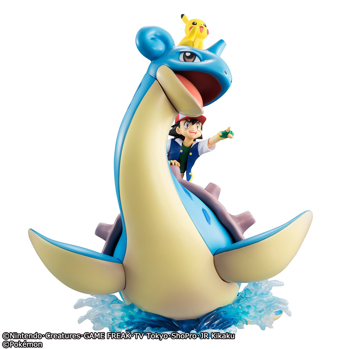 Ash and Pikachu Journey With Lapras in New G.E.M Figure! 7