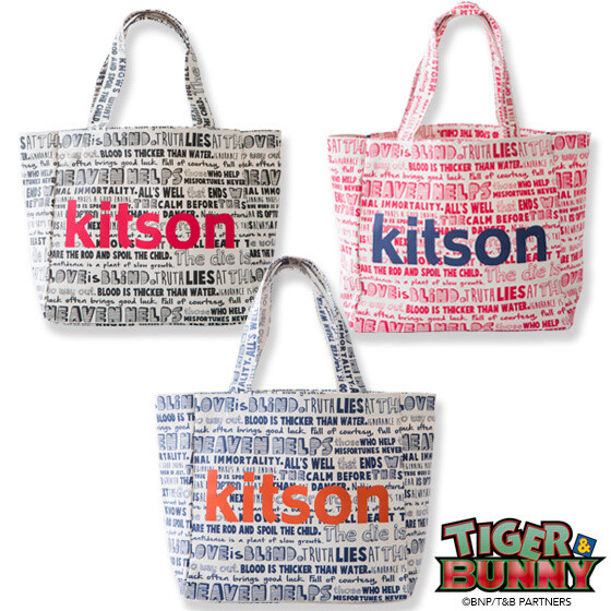 Kitson and Tiger & Bunny Collaboration Bringing 17 Stylish Tote Bags! 3