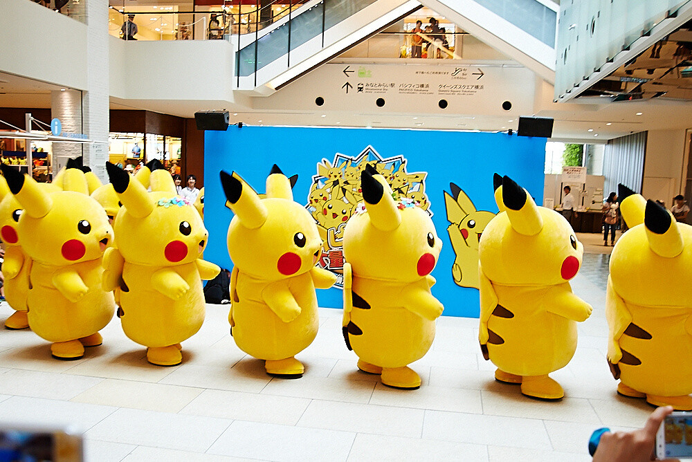 There was a huge gathering of Pikachu even in this space! 21