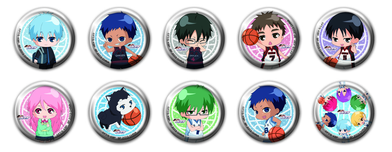 *The Basketball which Kuroko Plays* Pin Badge Collection 2 (10 varieties) 7
