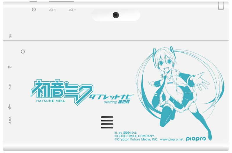 Illustration by Takumi Torigoe, Icons Designed by Takumi Yoza © Good Smile Company Inc. © Crypton Future Media Inc. www.piapro.net 1