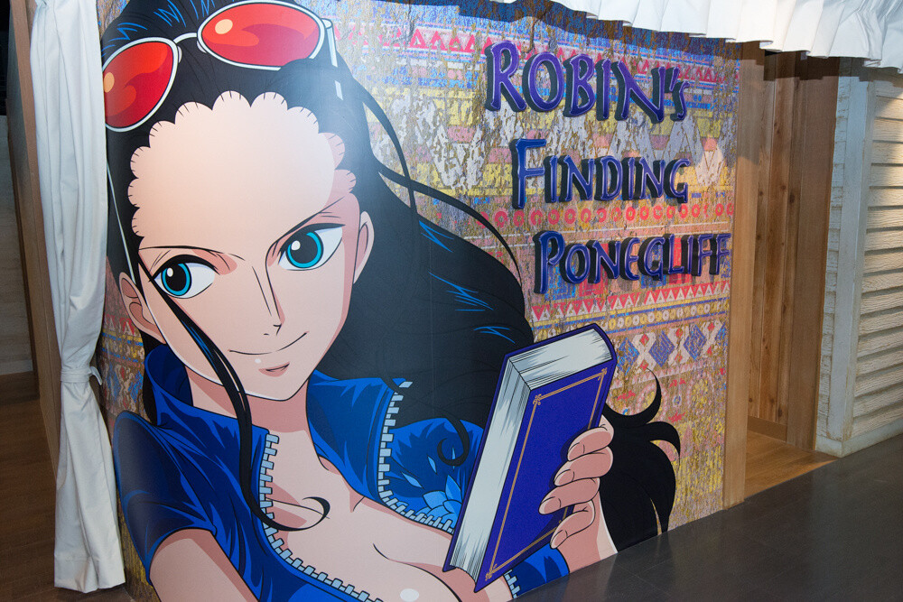 Robin’s Poneglyph Searching game. With hints from Robin the archaeologist as your clues, you can embark on an expedition too! Explore the poneglyphs in the attraction and complete the mission by gathering a large number of them! 28