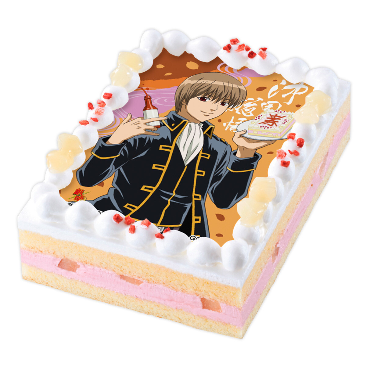 Sixteen Character Cakes Available Featuring Illustrations of Gintama Cast Including Gin, Hijikata & Okita! 4