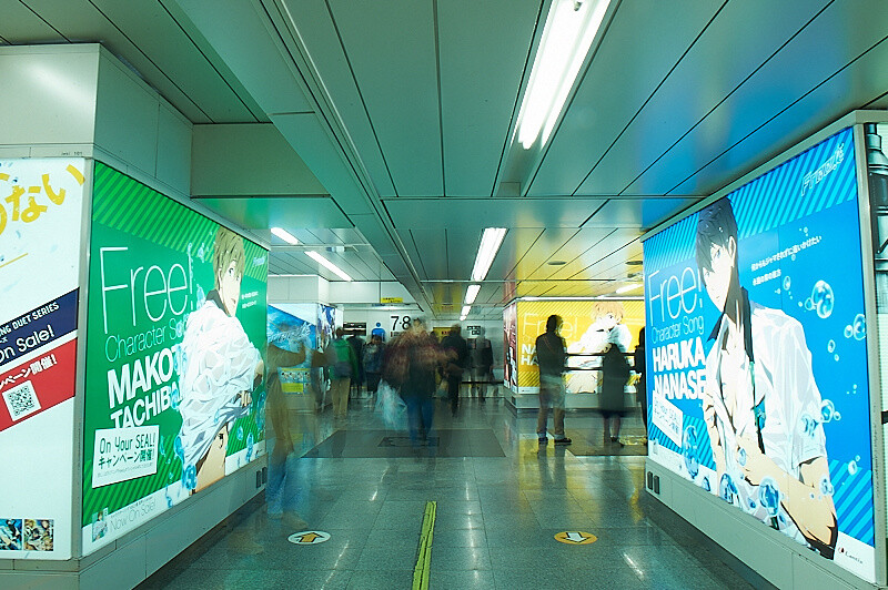 TV Anime Free! Takes Over Shinjuku 4