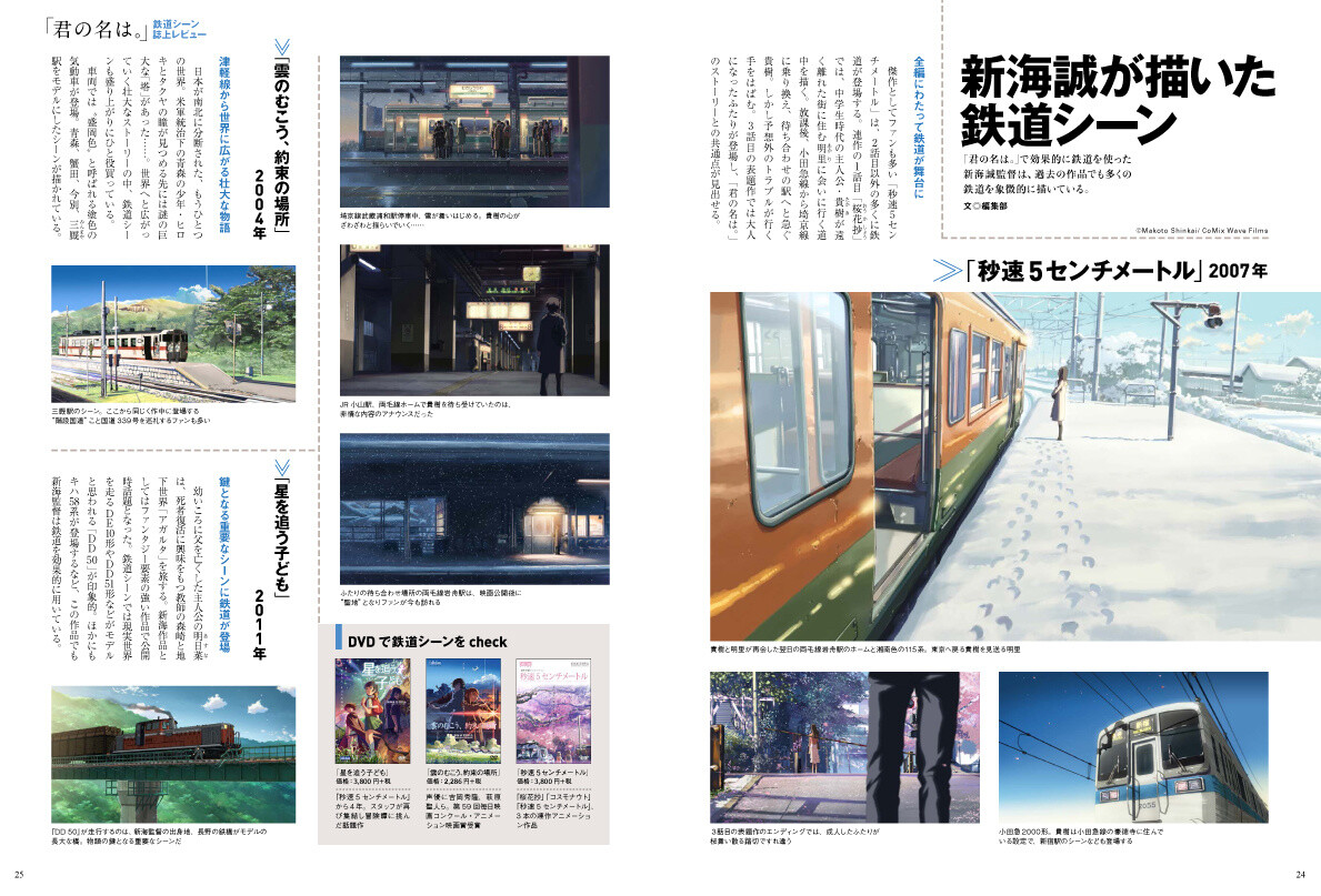 Railfan Magazine Features Kimi no Na wa. and Other Works for Special Anime Edition! 6