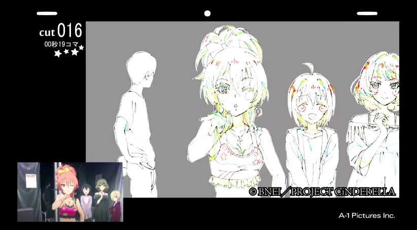 “The Idolmaster Cinderella Girls” Opening Key Animations Move! 5