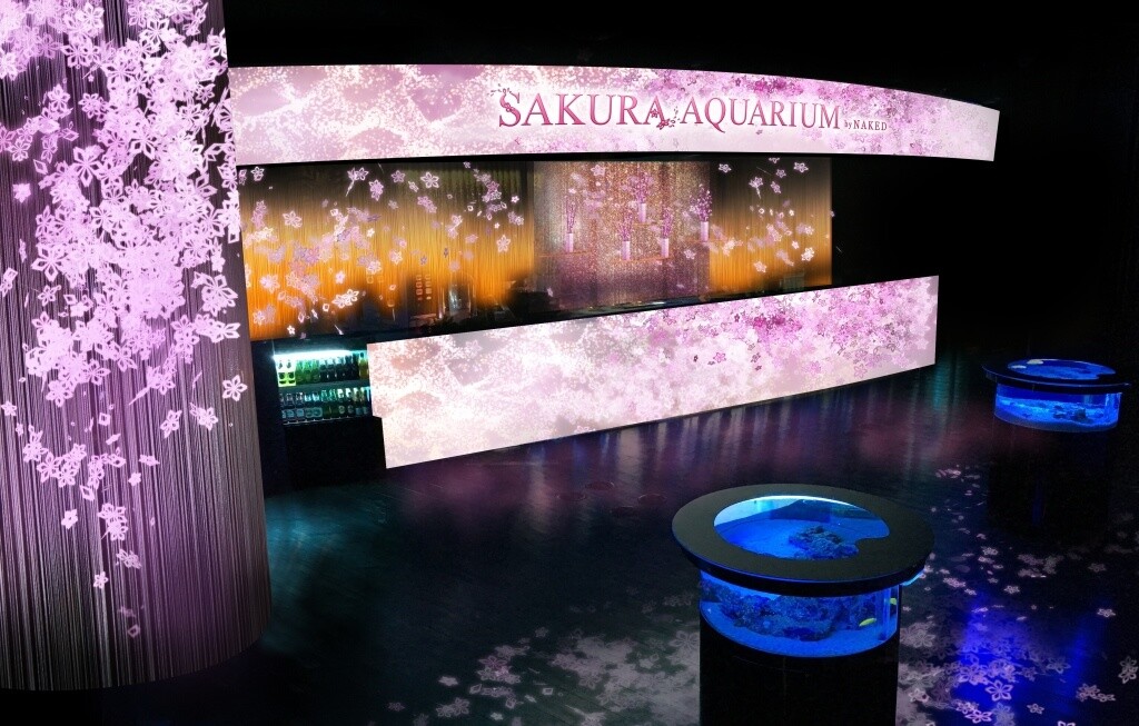 Dancing Petals and a Sea of Cherry Blossoms: Sakura Aquarium by Naked! 7