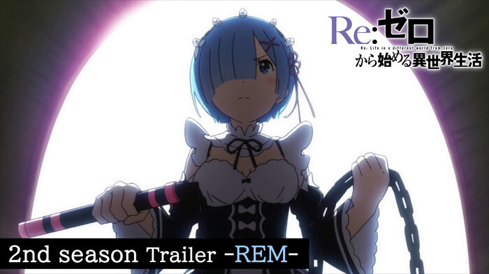 Re:Zero 2: Rem ganha destaque em trailer da nova temporada