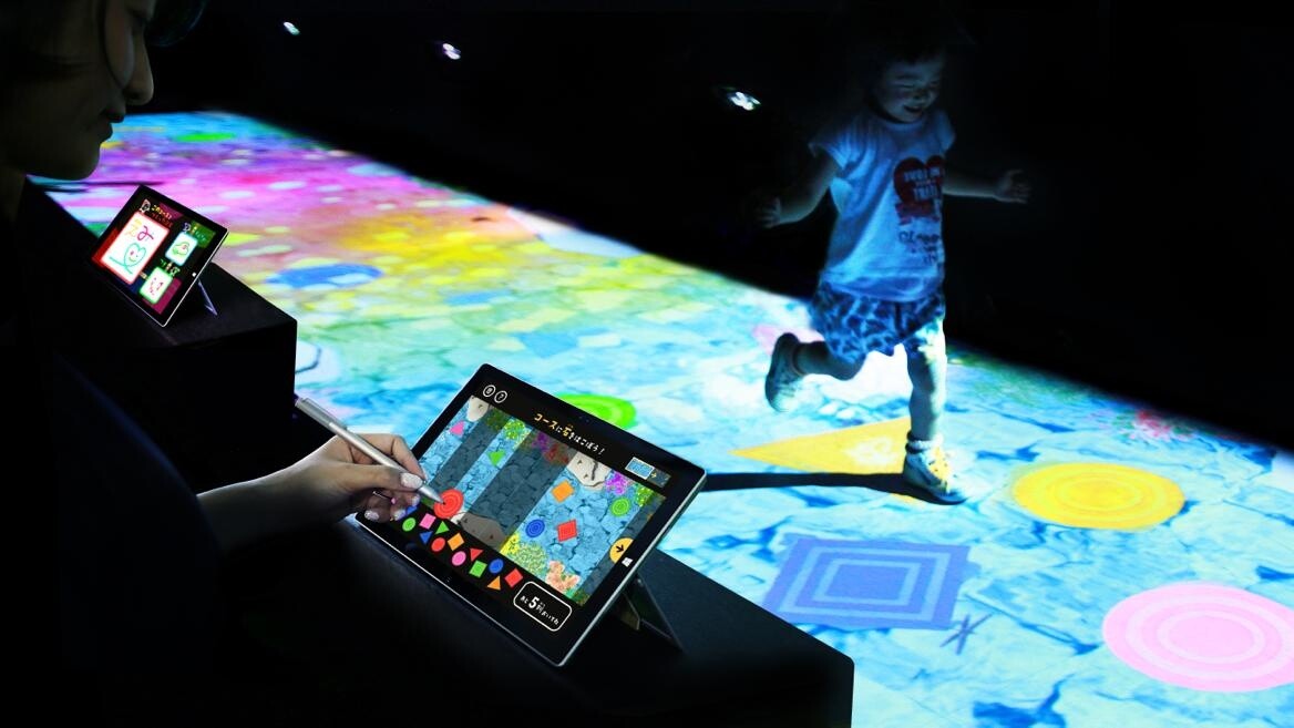 One Piece x Team Lab Digital Art Island Adventure Exhibit on Tour from July 16-31 at Lalaport Fujimi with Sketch Chopper & Table Where the Tontatta Tribe Live Installations 3