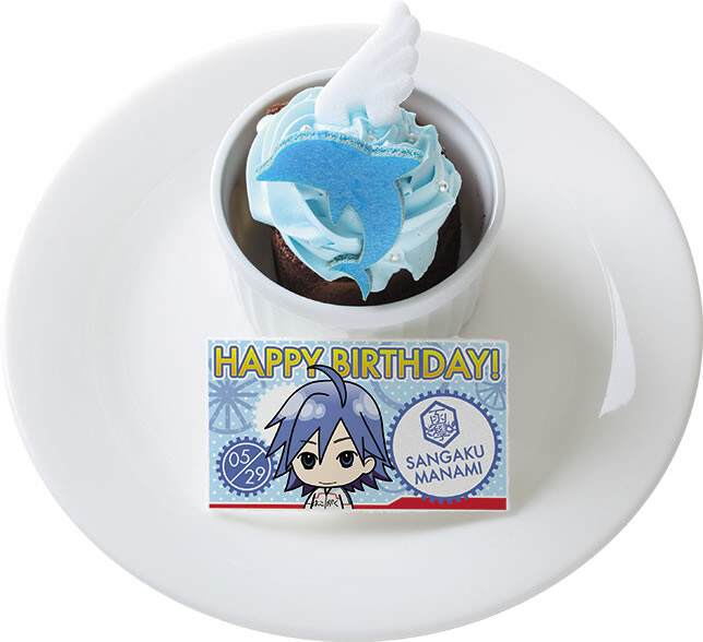 Manami Sangaku birthday dessert　© Wataru Watanabe (Weekly Shonen Champion) / Yowamushi Pedal GR Production  8