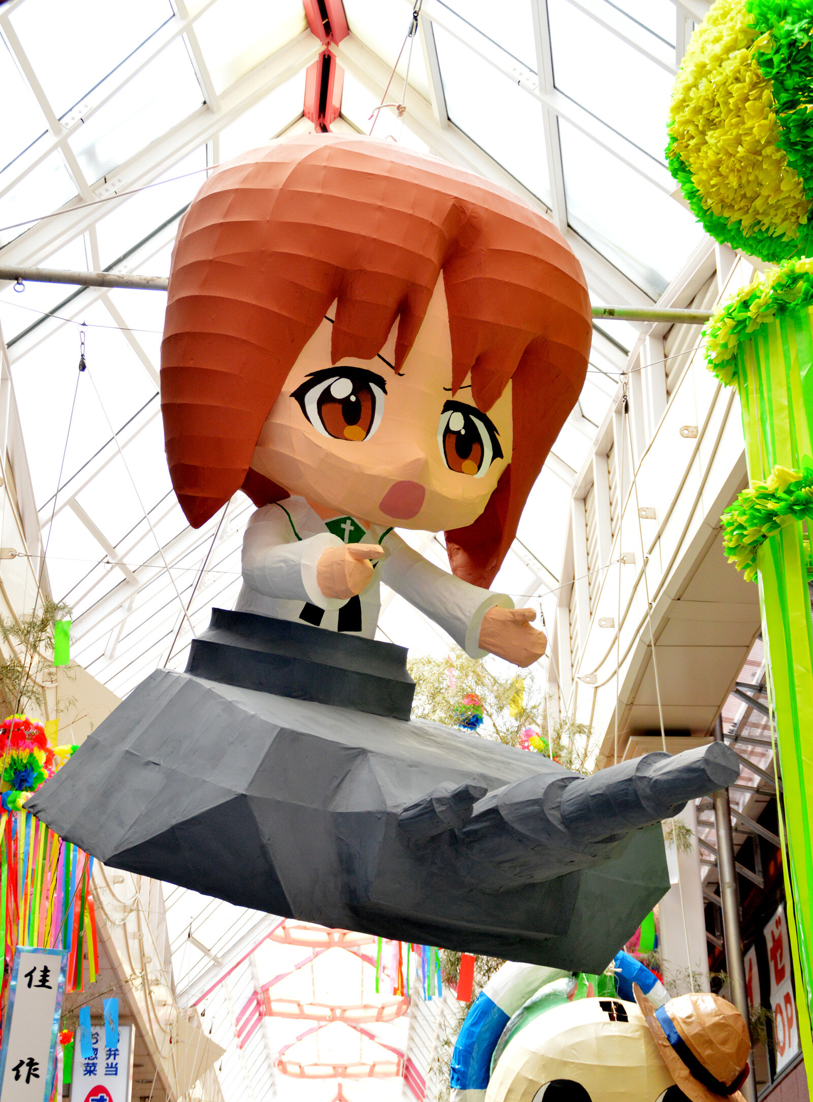Asagaya Tanabata Festival Features Gigantic Paper Mache of Popular Anime Characters 7