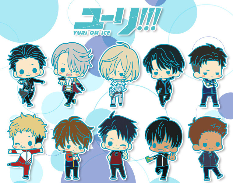 Yuri!!! on Ice Rubber Strap Set by Kotobukiya Available for Pre-order! 0