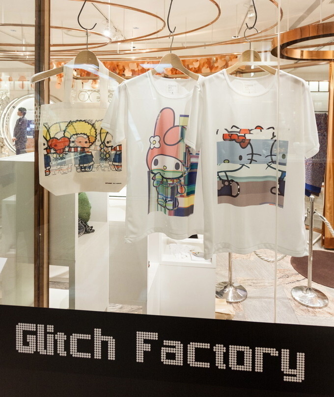 HELLO KITTY and My Melody Glitch Items at Isetan Event for New Trends 23
