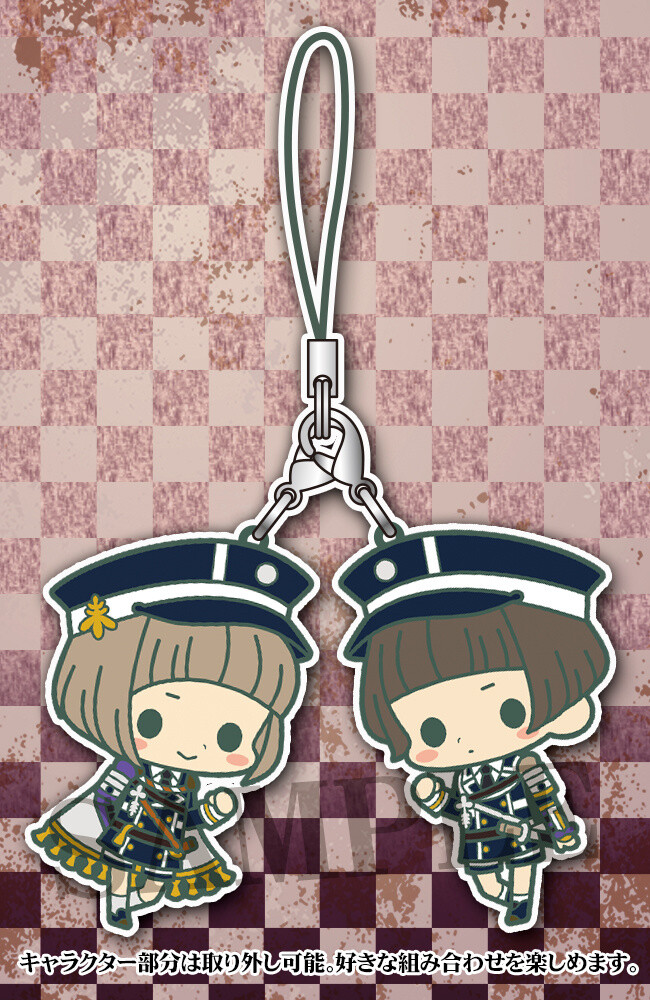 New Rubber Straps Feature Touken Ranbu’s Awataguchi Swords as Adorable Chibi Characters! 8