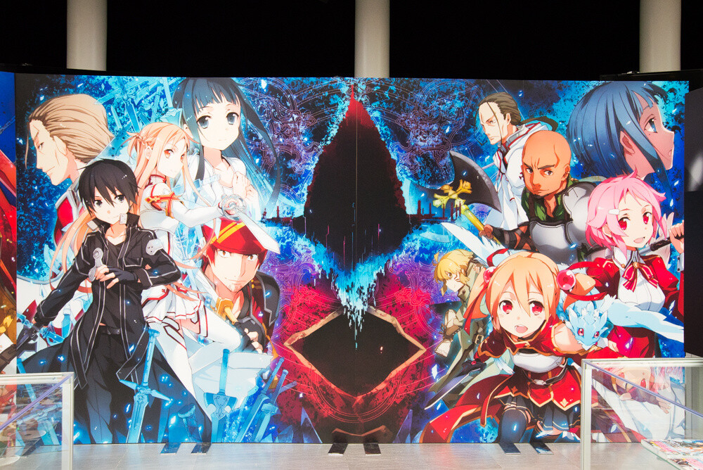 A massive panel of the main visuals to SAO and SAO 2 20