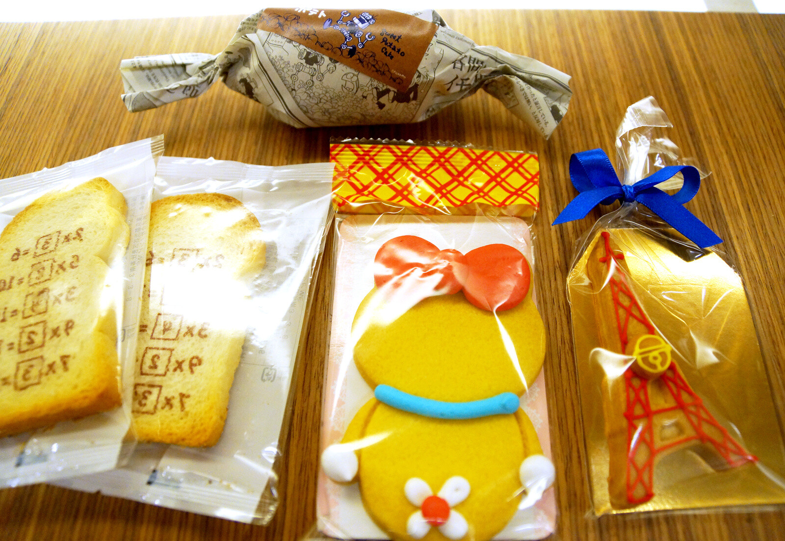 Treasures bought at the special food area!  24