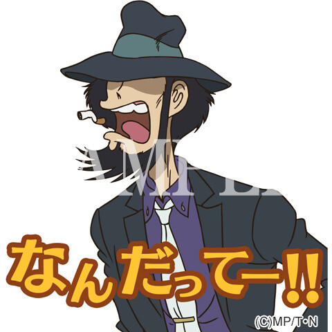 Lupin III Sneaks into Your Phone Through a Series of Talking, Moving LINE Stickers! 7