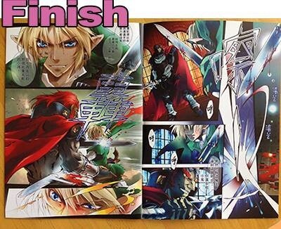 Manga Artist Akira Himekawa Teaches How to Draw Manga with Masterpiece The Legend of Zelda Vol. 5: Draft and the final cut 1