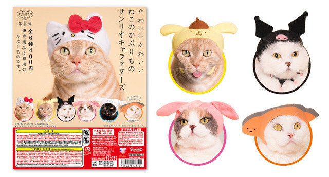 Turn Your Cat Into Hello Kitty With Adorable Collab Headwear! 7