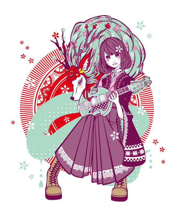 "Dragon Accompaniment" - themed around bizarre guitars                                                                                           3