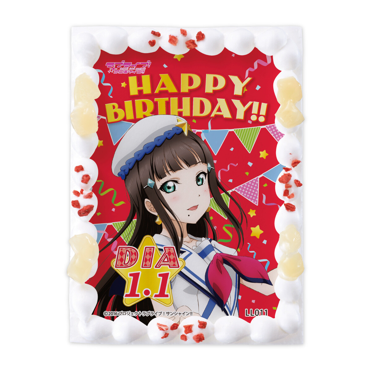 Fill Yourself with the Love of Aqours Members for Christmas or Birthdays with Love Live! Sunshine!! Charadeco Print Cakes! 1