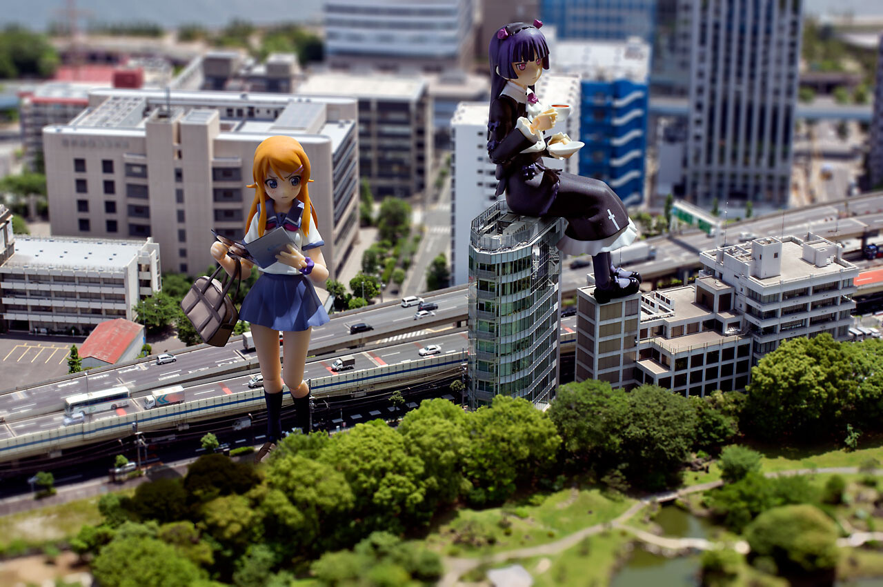 Is it a Dream or Reality? It’s Tilt-shift Photography With Popular Anime Figures! 5