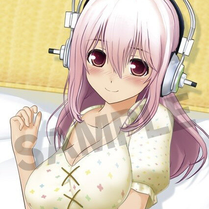 Super Sonico Bed Sheet & SoniComi Data 4