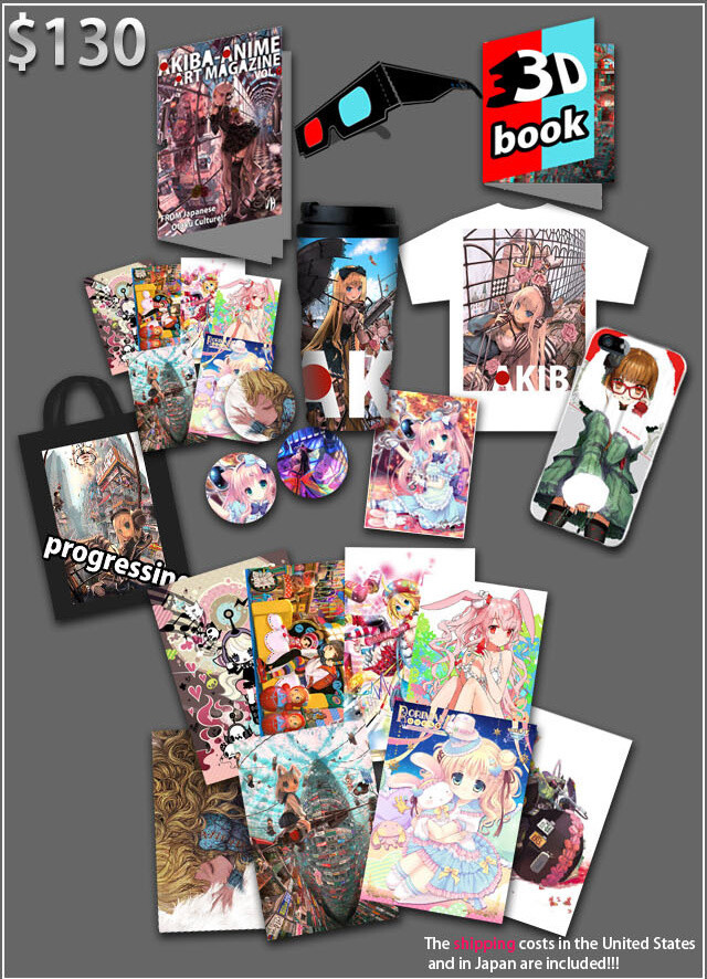 Popular Japanese Artist JohnHathway Opens Project on Kickstarter! Behold *Akiba Anime Art Magazine Vol. 00*! 4