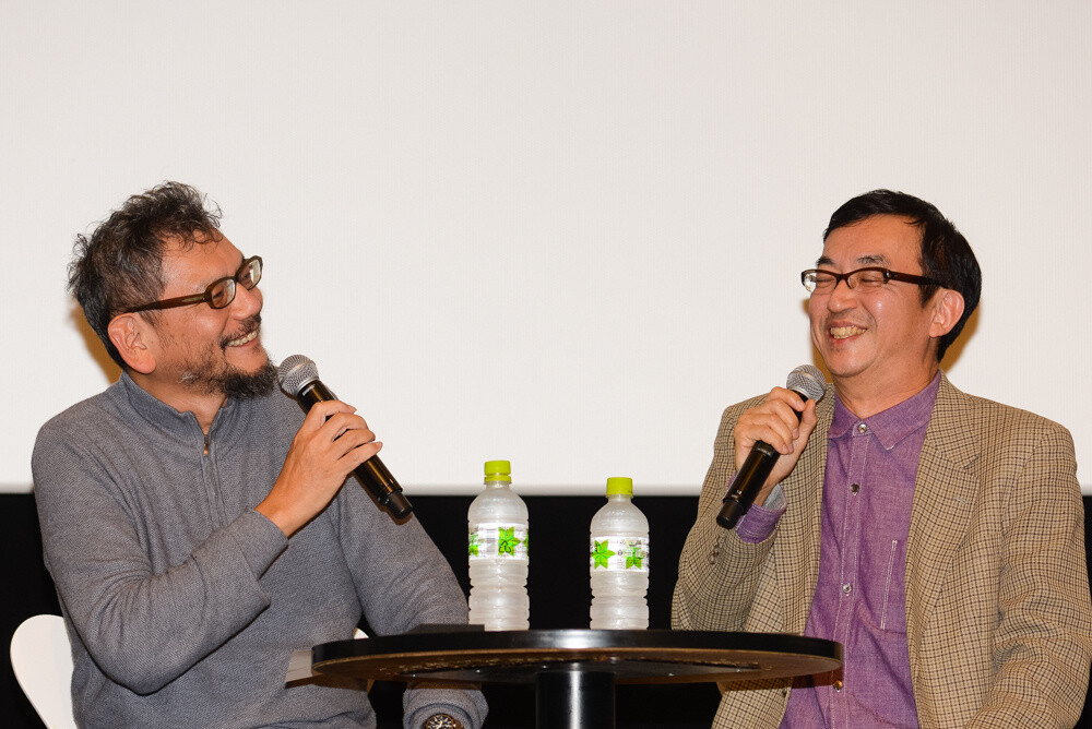 Left: Hideaki Anno | Right: Ryusuke Hikawa (anime and tokusatsu researcher) 3