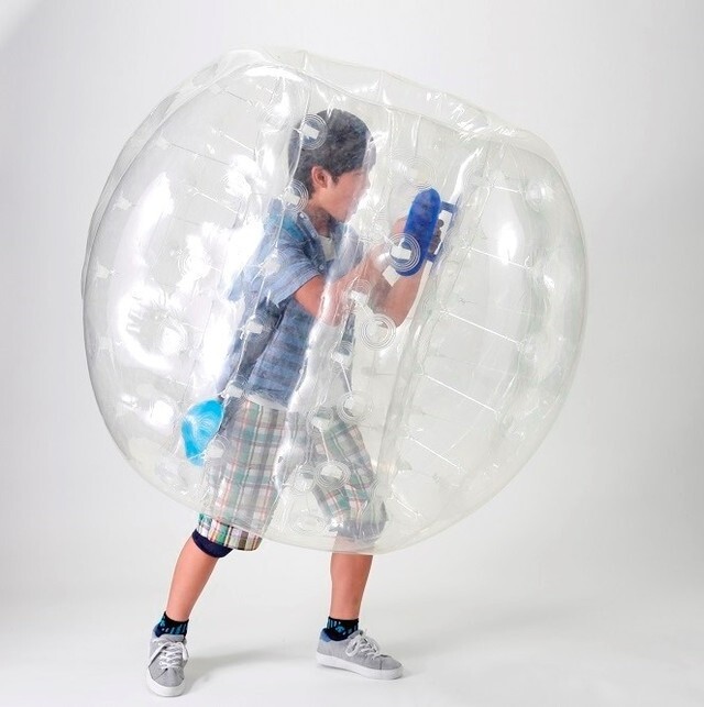 Battle for Meat with Luffy, Choji, and Majin Buu in a Bubble Soccer Showdown! 3