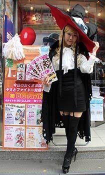 Cosplayers Gather in Akihabara to Promote Announcement of Blu-ray Release of 4 Popular Anime Works! 3