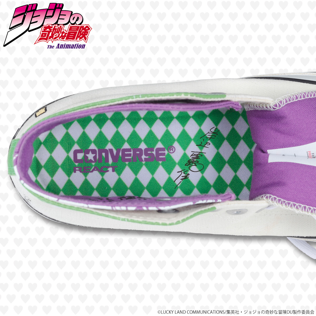 JoJo x Converse All Star 100 Yoshikage Kira & Kishibe Rohan Shoes Up for Pre-order! 9
