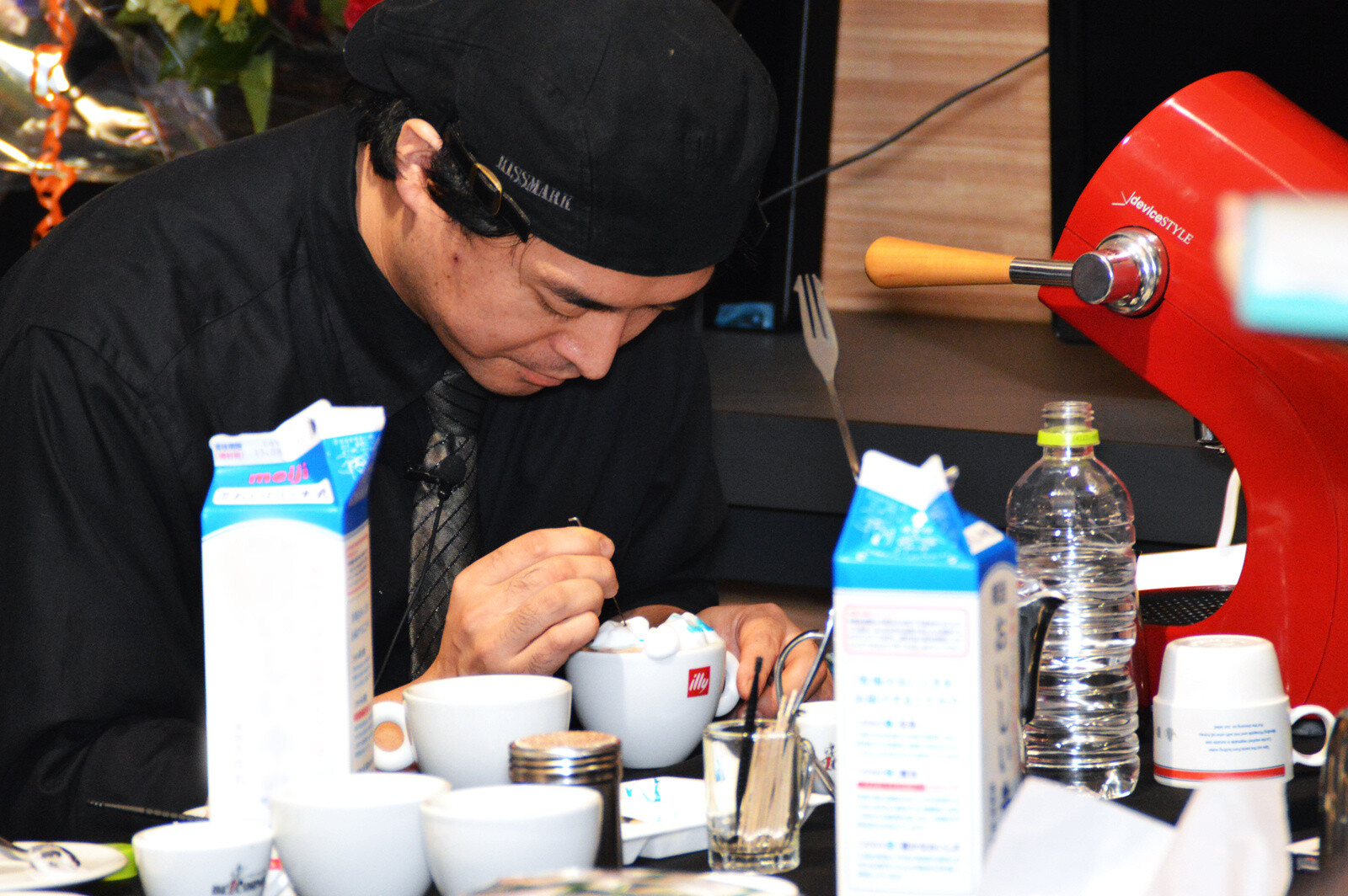 3D latte art arising from a cup!  18