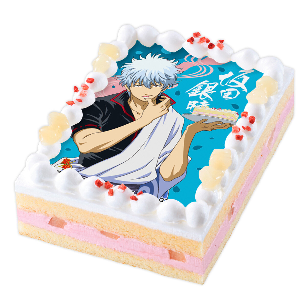 Sixteen Character Cakes Available Featuring Illustrations of Gintama Cast Including Gin, Hijikata & Okita! 2
