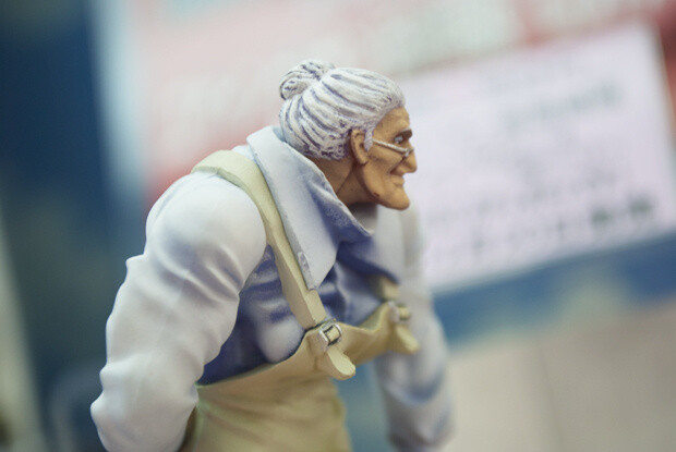 Grandma from *Cookie Clicker* Descends! Sample Displayed at Kaiyodo Hobby Lobby Tokyo 2
