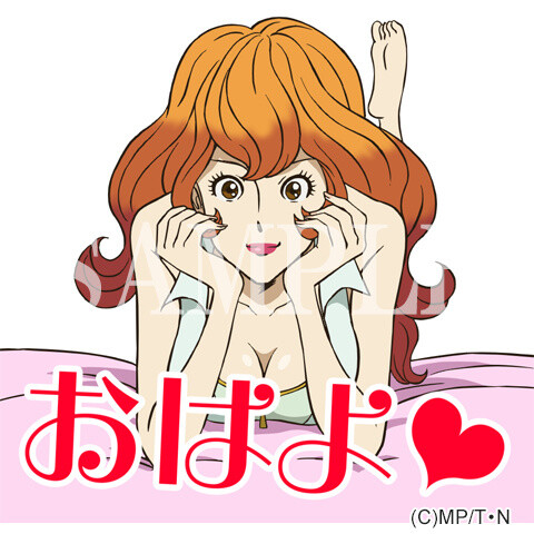Lupin III Sneaks into Your Phone Through a Series of Talking, Moving LINE Stickers! 8
