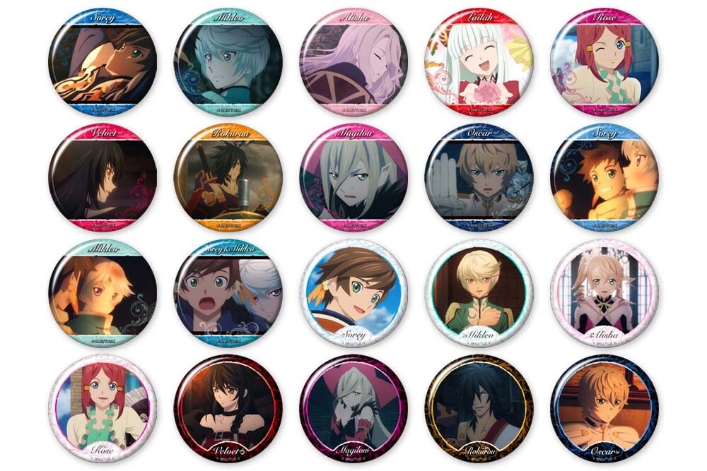 Tales of Zestiria and Berseria Collectible Badges Releasing in February 2017! 3