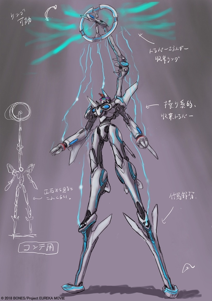Eureka Seven Concept Art Reveals New Nirvash Type!