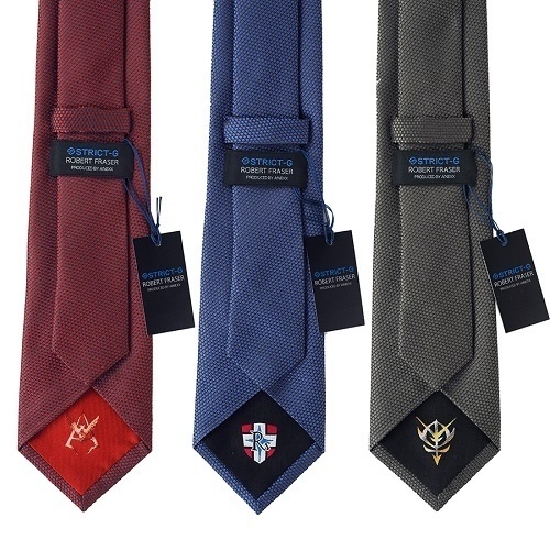 Strict-G and High-Quality Tie Maker Robert Frazer Present 14 Gundam-Themed Neck Ties