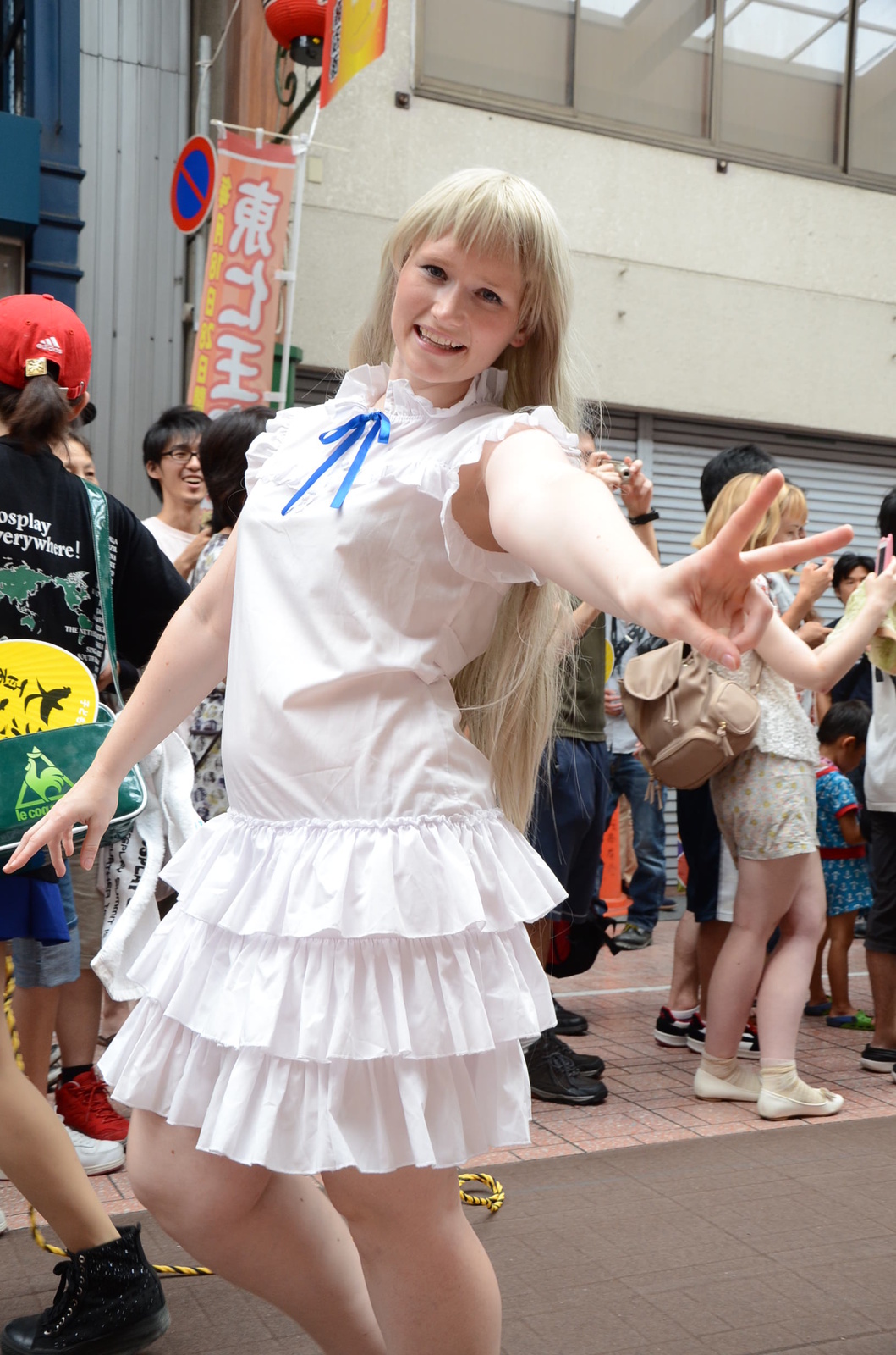 With that doll-white skin, she is a real Menma. 22