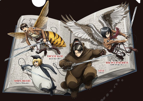Attack on Titan Characters Transform Into Wild Animals For Museum Collab!
