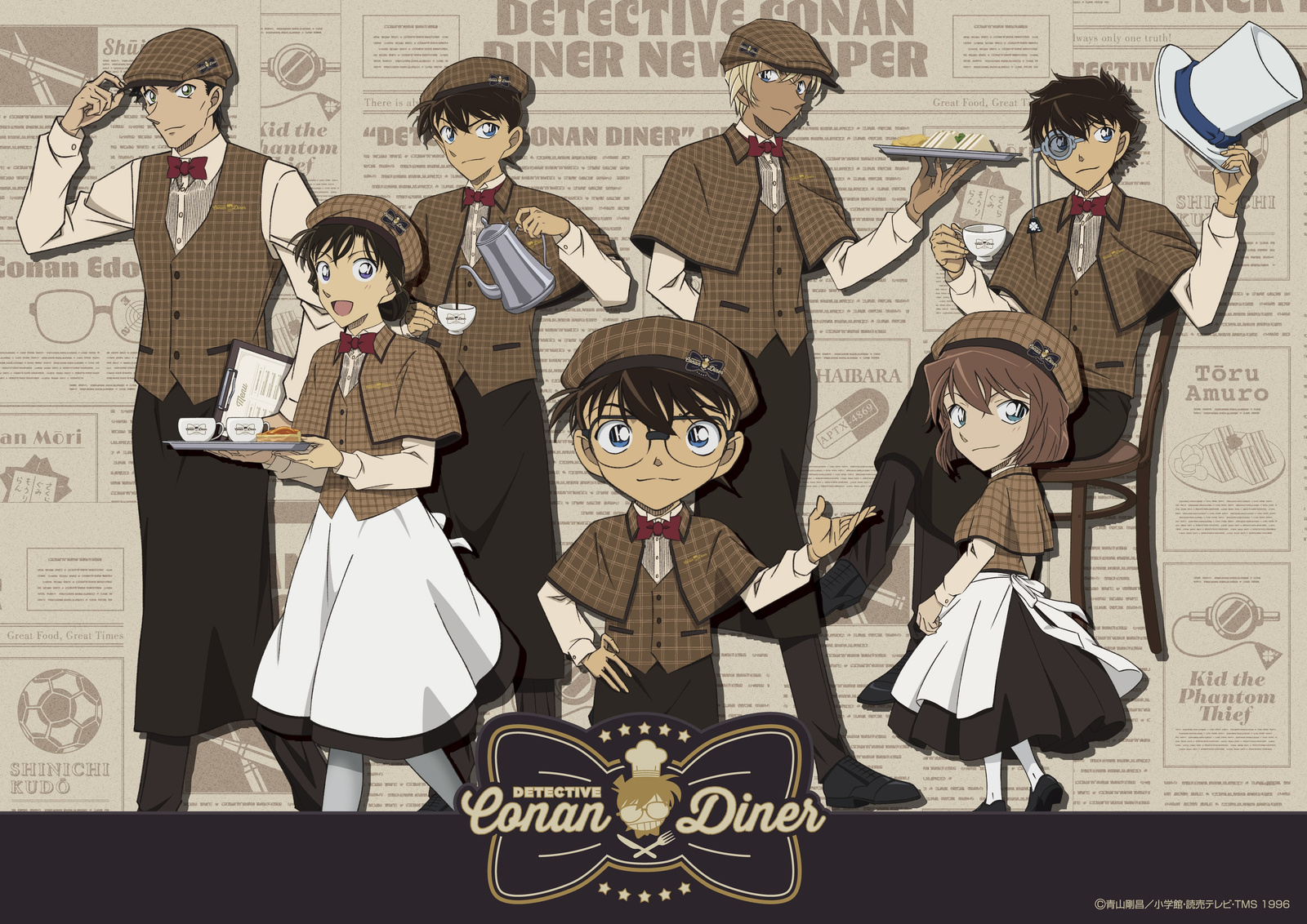 「Detective Conan Diner」to Open at Shibuya Stream in Winter 2026