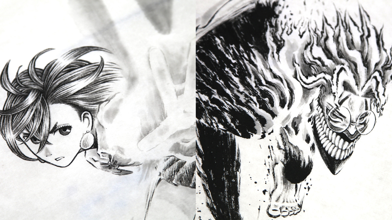 Behind the Scenes of the DAN DA DAN Kakejiku Wall Scroll